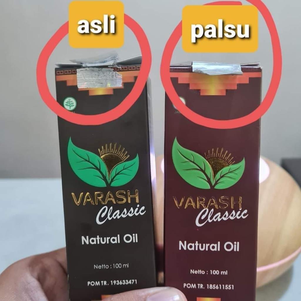 Perbandingan Varash Classic Asli dan Palsu